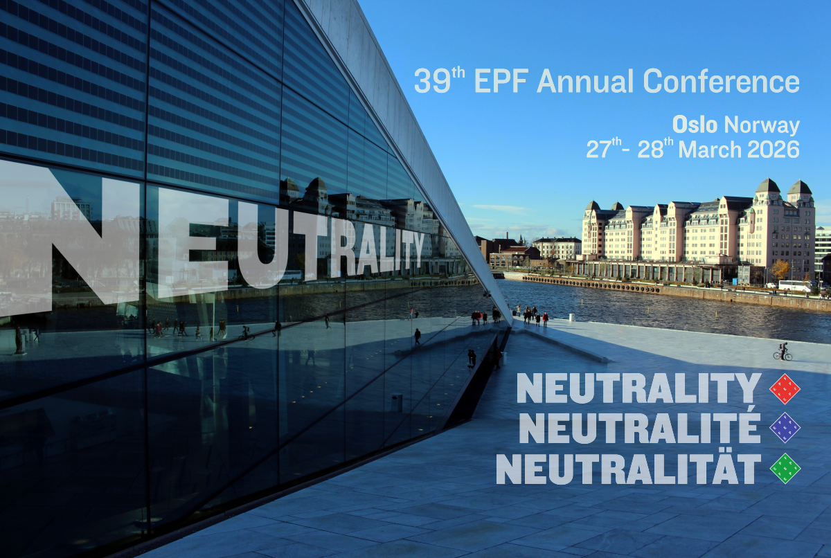 39e Conférence annuelle de l’EPF